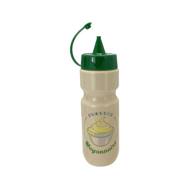 BOTELLA P/MAYONESA PLAS 660 ML CREMA/VD DECO 723-161321002