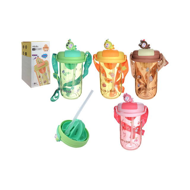 BOTELLA 450 ML INFANT C/CINCHA TRANS COL SURT DECO 723-38818