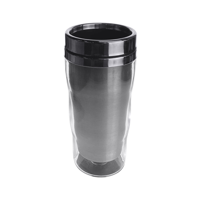 VASO TERMICO 450 ML PLATEADO DIFUMINADO T/NG 707-40249