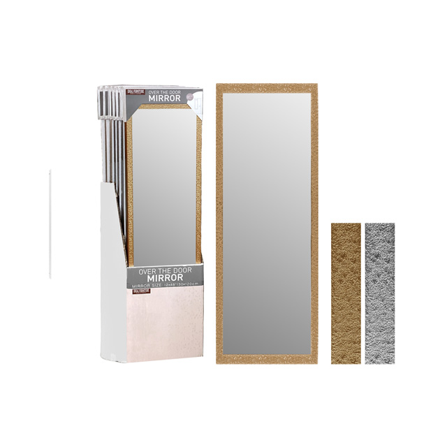 ESPEJO P/PUERTA 30X120 CM DOR/CREMA 729-03828