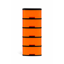 GAVETERO PLAS MINI 5 NIV NARANJA C/RODOS KAWAKI