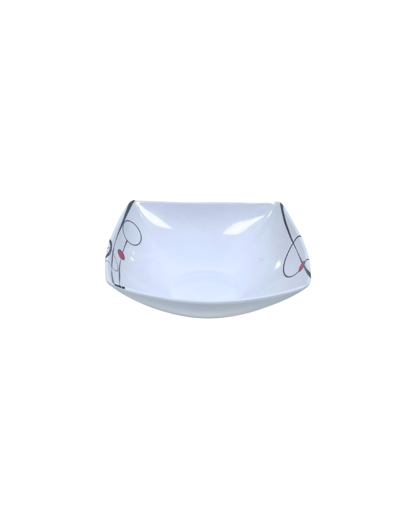 BOWL MELA 6.5" CUAD CONICO LISO BL DECO C/RJ-NG CM MEL-CR-14
