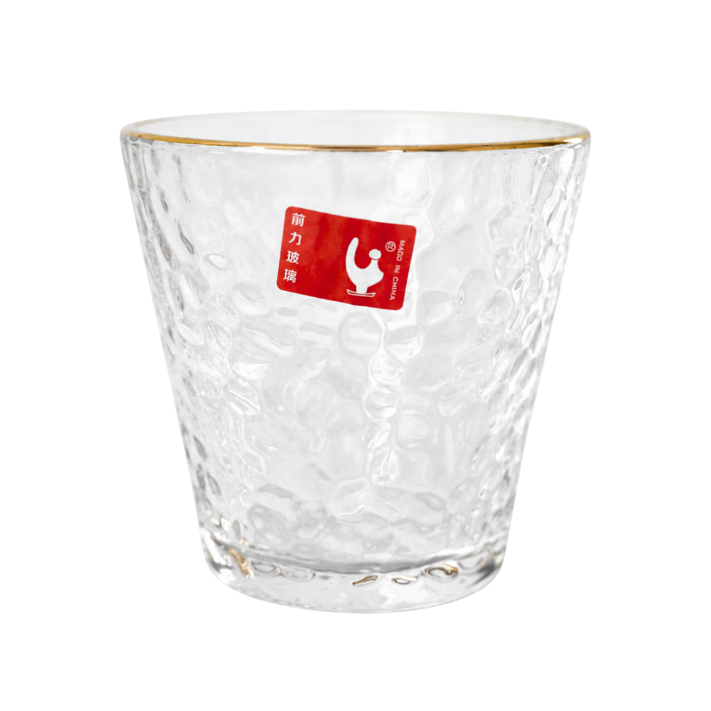 VASO VID 320 ML/10.8 OZ CORTO ORI DOR T/EMPEDRADO GIGI-Y6006JB