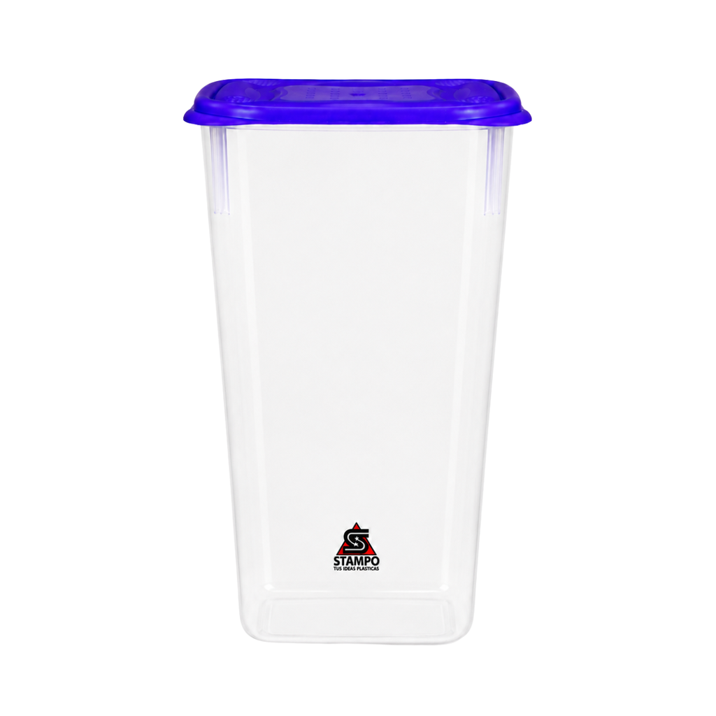 ENVASE CEREALERO PLAS TRANS 5 LT C/T STAMPO