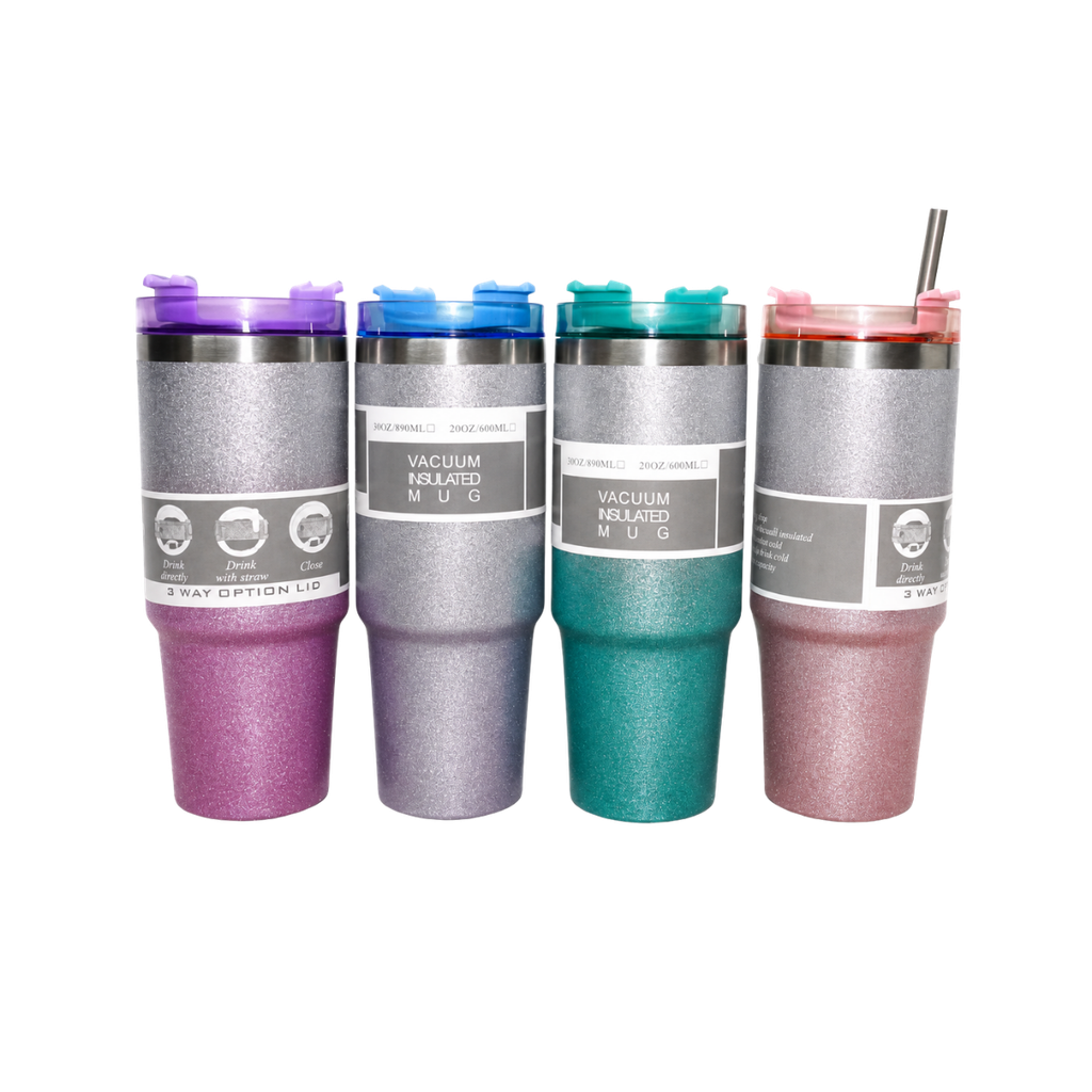 TERMO ACERO C/GLITTER COL/SURT GIGI AK-10905