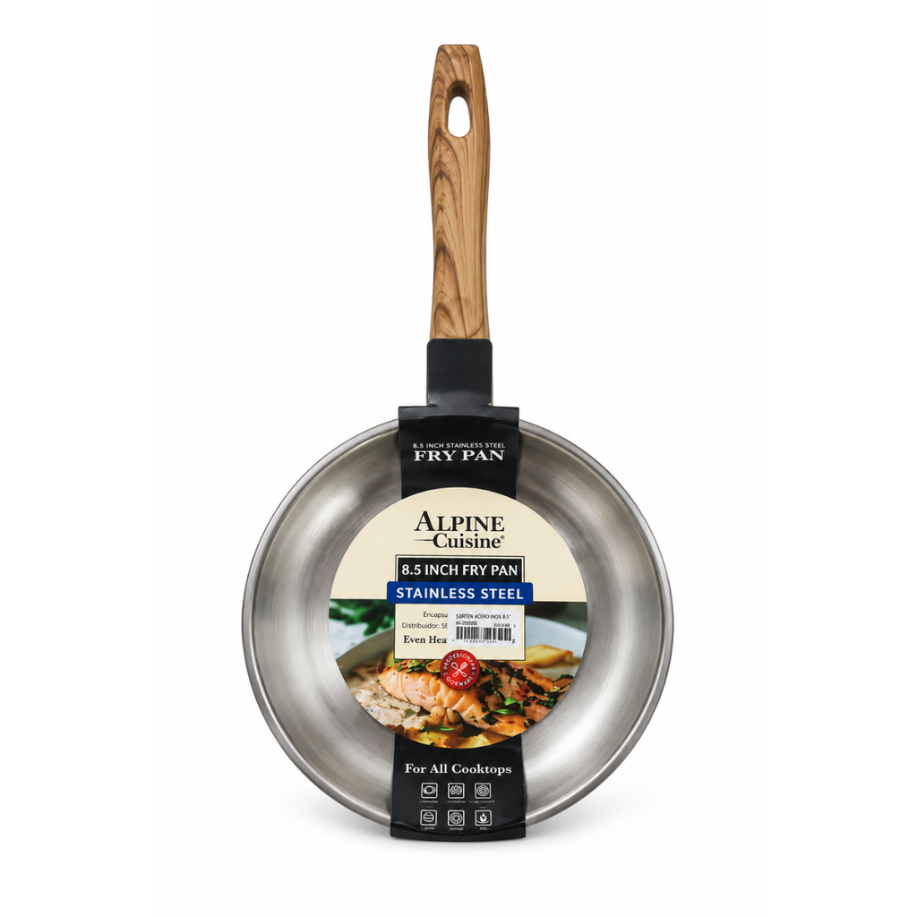 SARTEN ACER INOX 22 CM ALPINE CUISINE AI-SSFP85W