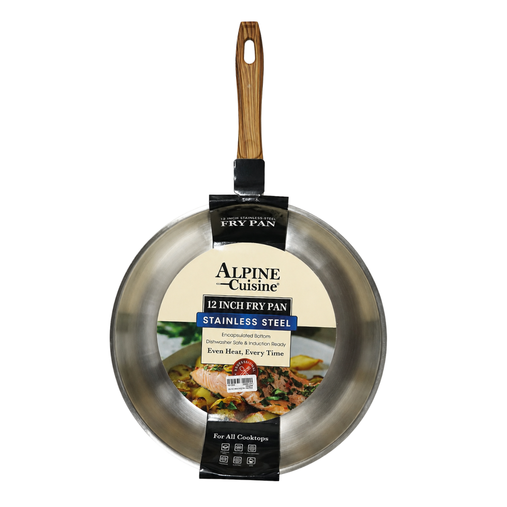 SARTEN ACER INOX 30 CM ALPINE CUISINE AI-SSFP12W