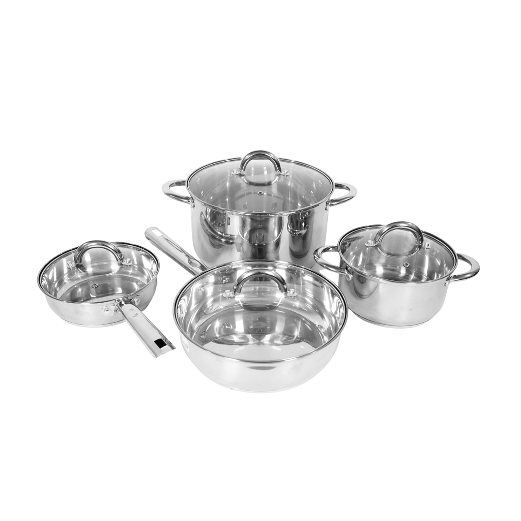 BATERIA COCINA ACERO INOX 2 SARTENES/2 OLLAS C/T ALPINE AI17494B