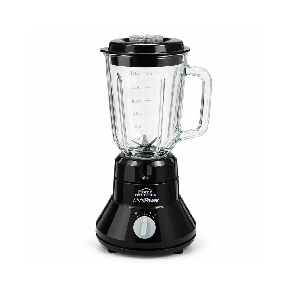 LICUADORA 2 VEL-PULS V/VID C/PICATODO HOME ELEMENTS HELVV500N