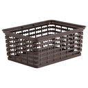 CANASTA PLAS 4 LT RECT M 25.5x18.6x10.8 CM WENGUE CALADA RIMAX 9412-XP