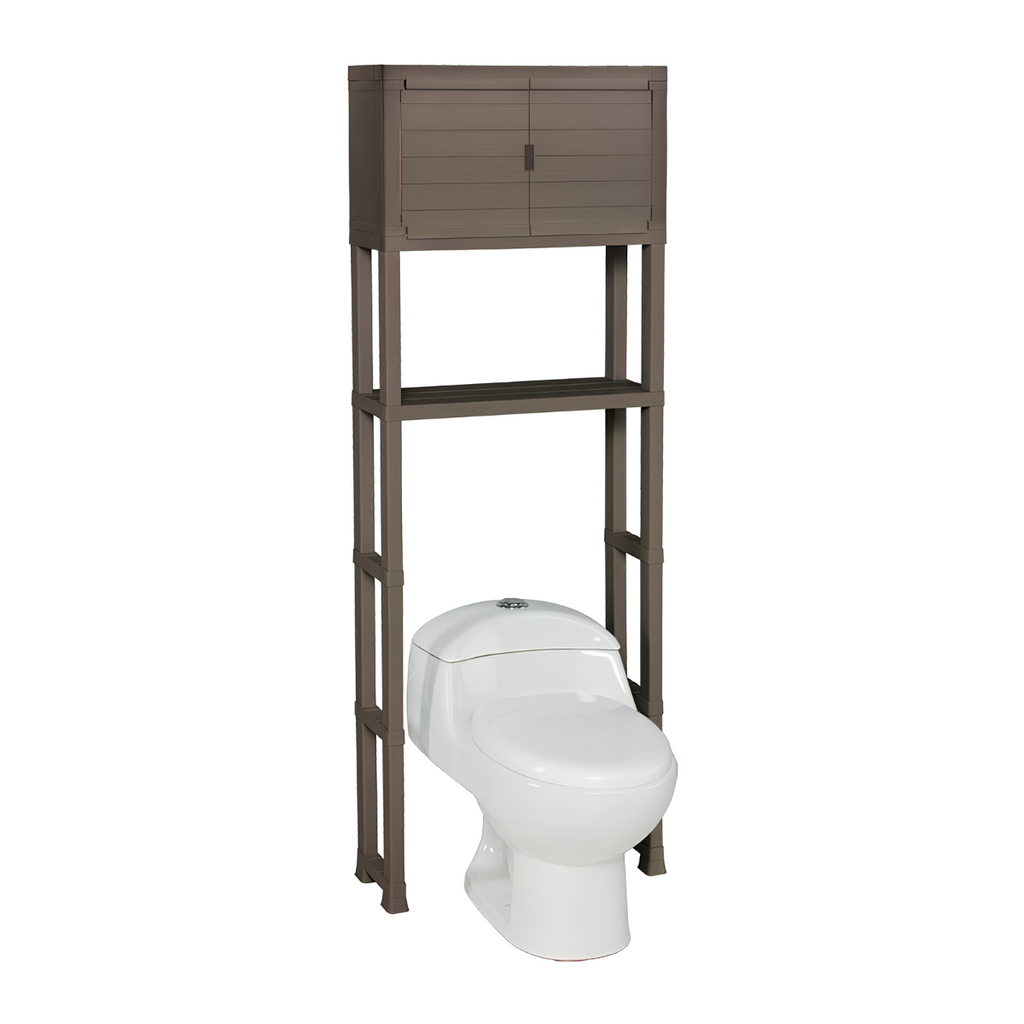 ESTANTE ORGANIZADOR PLAS P/BAÑO C/2 PUERTAS MOCCA RIMAX 12980-XP