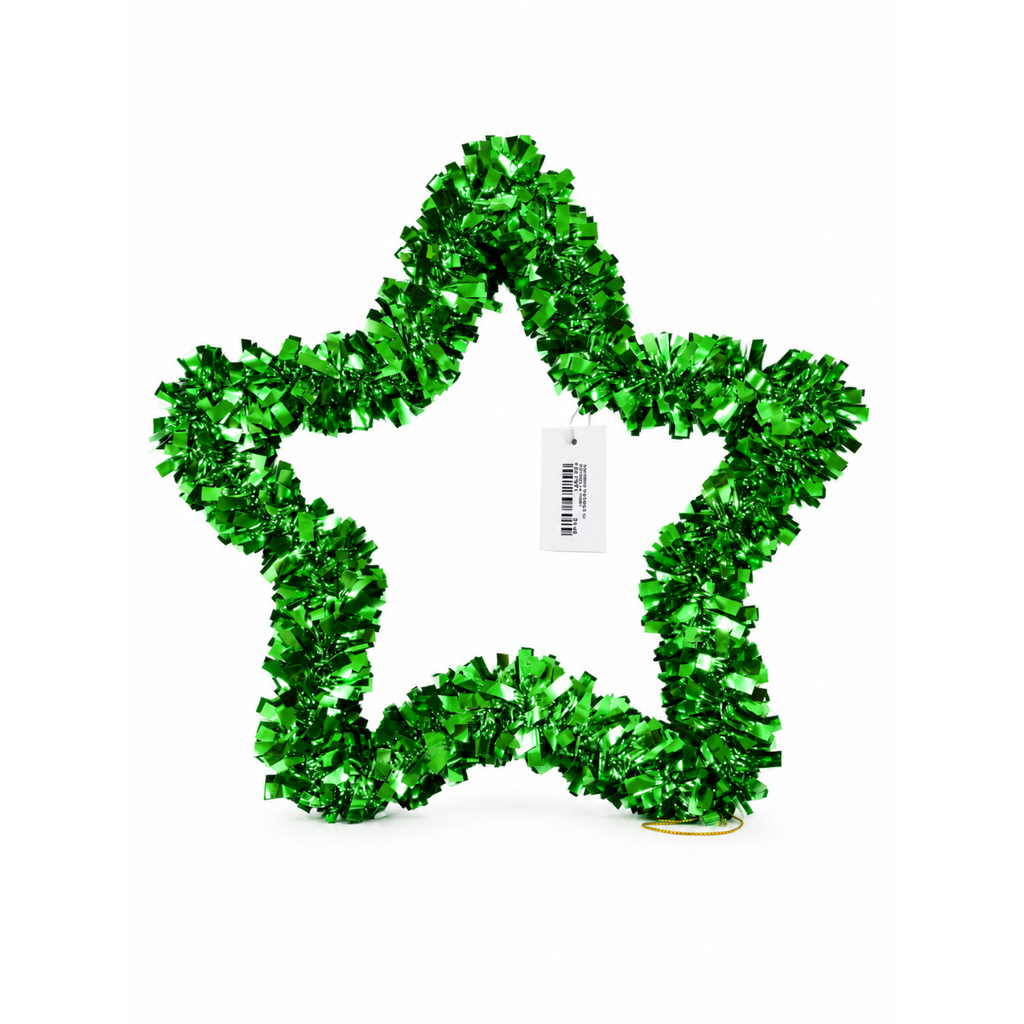 ADORNO NAVIDEÑO ESTRELLA C/BRICHO 31 CM COL SURT MY3339