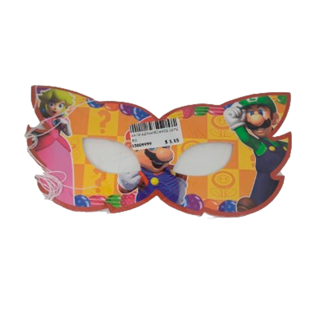 ANTIFAZ MARIO BROS 12 PZ BOLSA