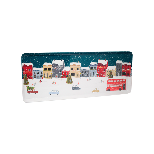 BANDEJA MELA 15.5X6" RECT DEC 700058