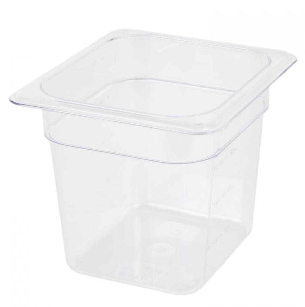 BANDEJA POLICARBONATO 1/6X6" THUNDER GROUP PLPA8166