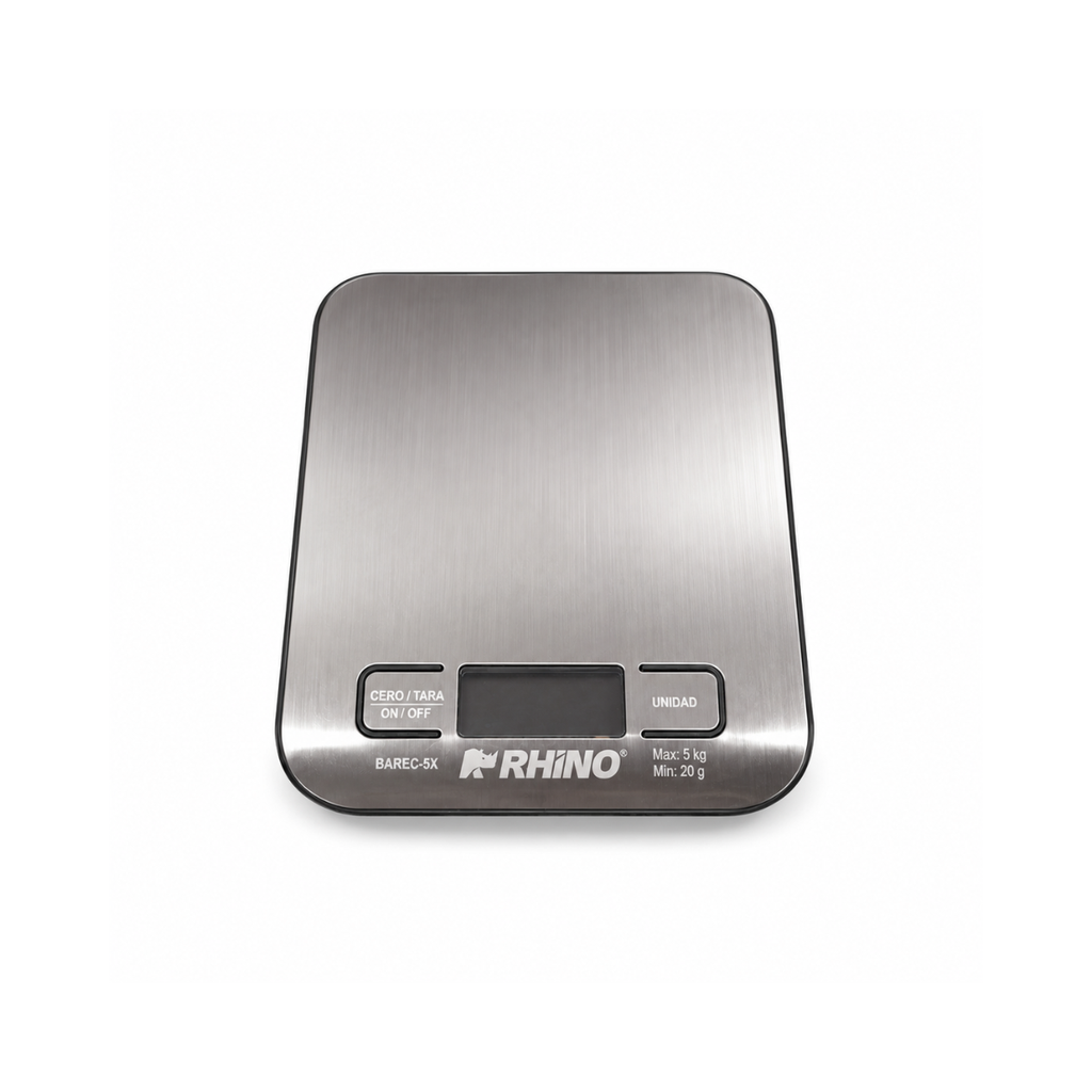 BASCULA MESA 5 KG ELEC RECT DOMESTICA RHINO BAREC-5X