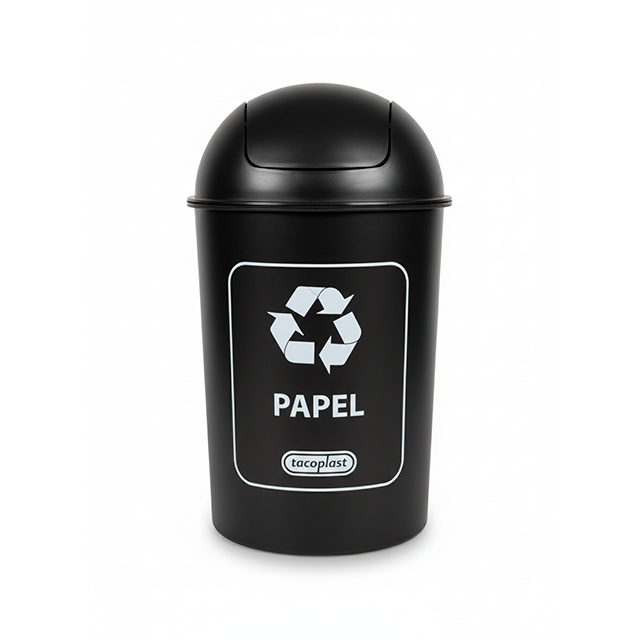 BASURERO PLAS 20 LT NG PAPEL RECICLABLE TACOPLAST 86107