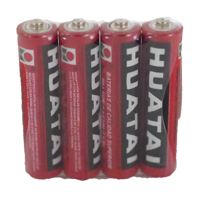 BATERIA HUATAI AAA PAQ 4 UN PILA CHINA