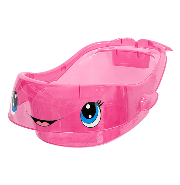BAÑERA PLAS AQUA BABY DECO CLARIFICADA 38 LT REYPLAST BÑX0102L4