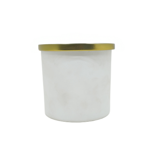 BOTE VID 14.5 OZ C/T DOR METAL BLANCO