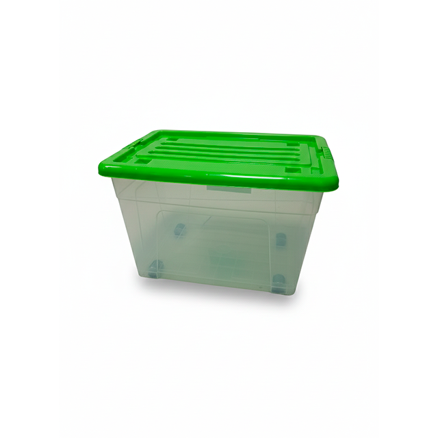 CAJA PLAS 60 LT RODOS PEQ 54X39X33 CM C/T CL/RS/VDL