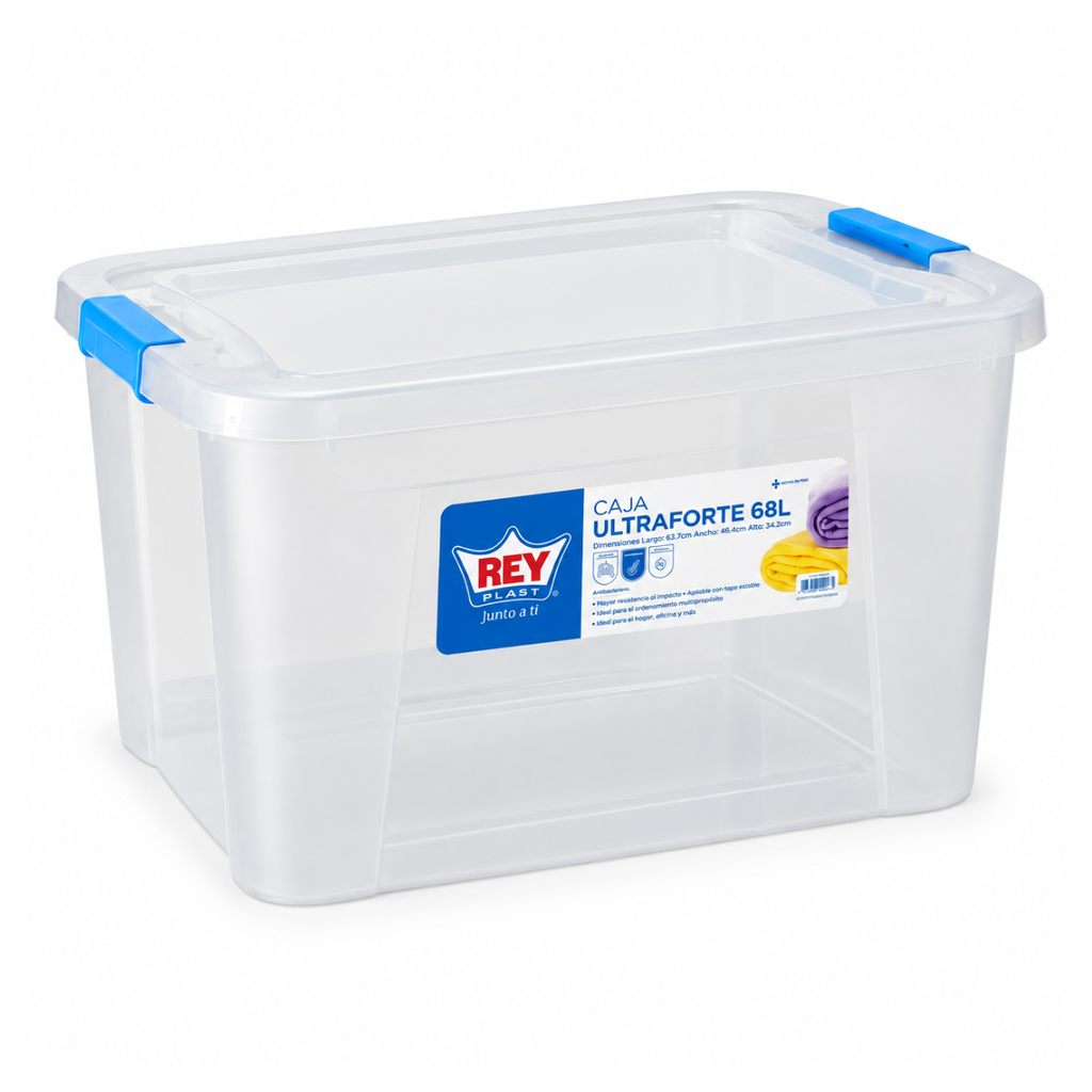 CAJA PLAS ULTRAFORTE 68 LT REYPLAST CJX045000