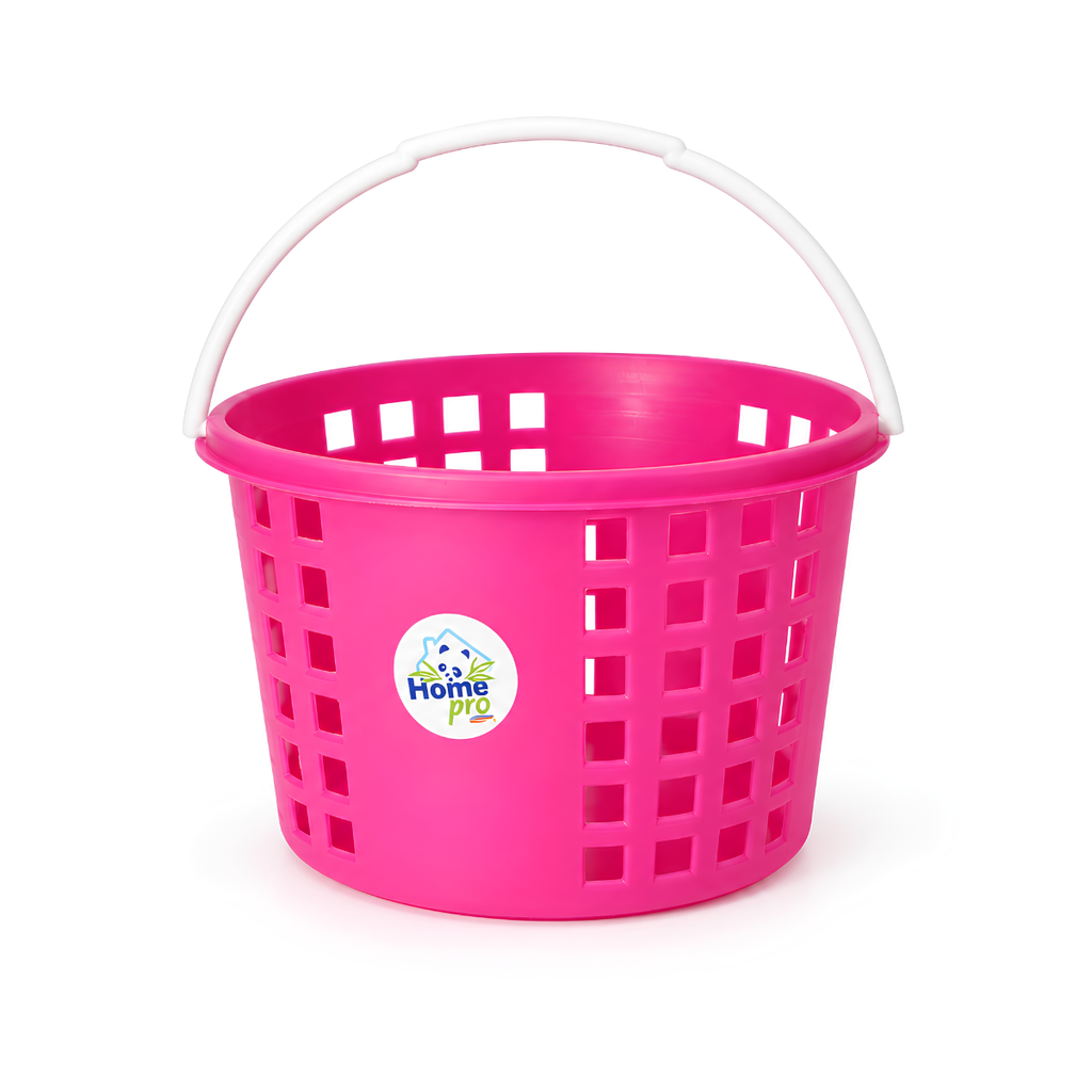 CANASTA PLAS 20 CM RED CALADA C/ASAS UCHOSA 11070 CDL-5-06
