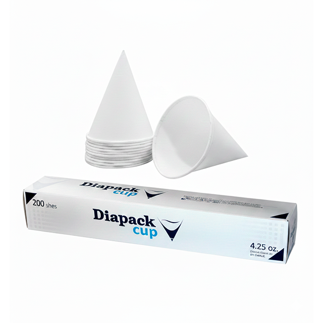 CONO DESE P/AGUA 4.25OZ 200 PZ DIAPACK CUP 100366