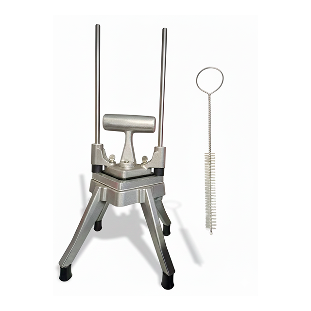 CORTADOR VEGETALES ALUM PUL CUAD 4 PATAS C/MINI CEPILLO