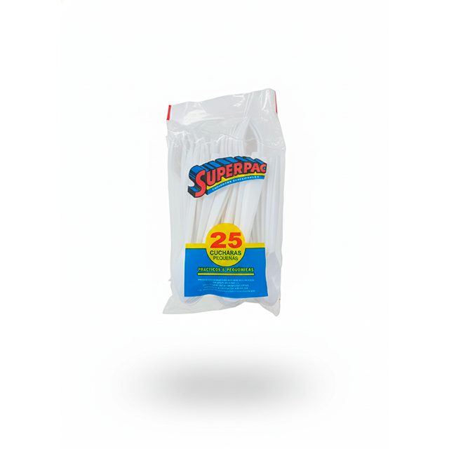 CUCHARA DESE PEQ 25 UN BL SUPERPAC 100334