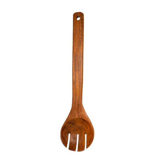 CUCHARA MAD ARTESANAL C/RANURA C008G