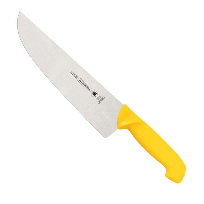 CUCHILLO CARNICERO CACHA/AMARILLA 24609/050 TRAMONTINA