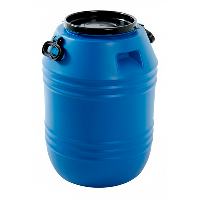 ENVASE PLAS 80 LT 2 BOCA T/EX- TEX C/EMP+AGARRA 2413