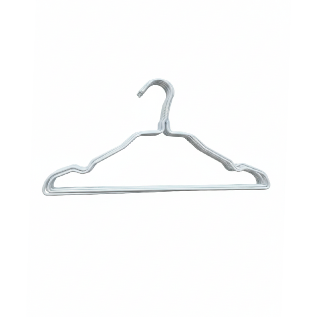 GANCHO P/COLG ROPA MET/FORR C/CURVA 10PZ HANGERS ASY109