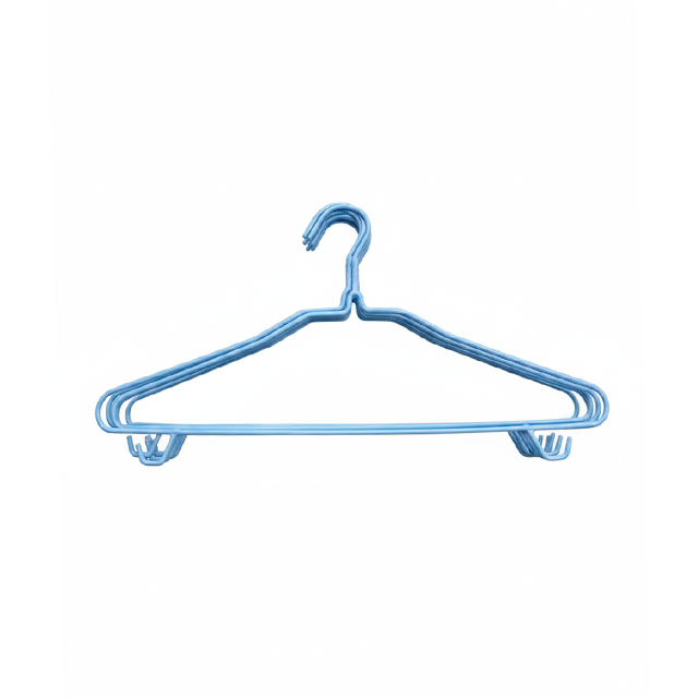 GANCHO P/COLG ROPA MET/FORRADO 10PZ ZS-8122