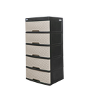 GAVETERO PLAS RATAN 5 GAV BEIGE C/TOMA/ENCH ETERNO POW SANCHIA