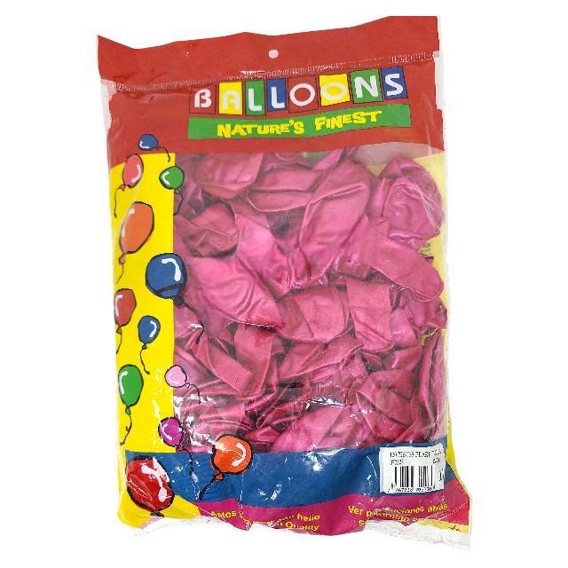 GLOBO 11 METAL FUCSIA 100 PZ NATURES FINNEST 705230