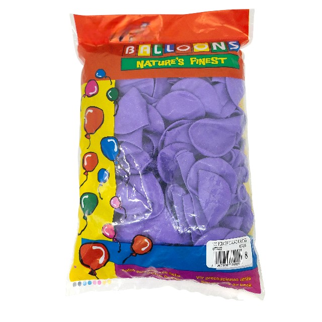 GLOBO 8 PASTEL MORADO 100 PZ 774229