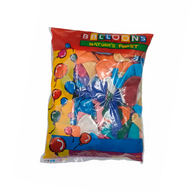 GLOBO 9 PASTEL SURT 100 PZ