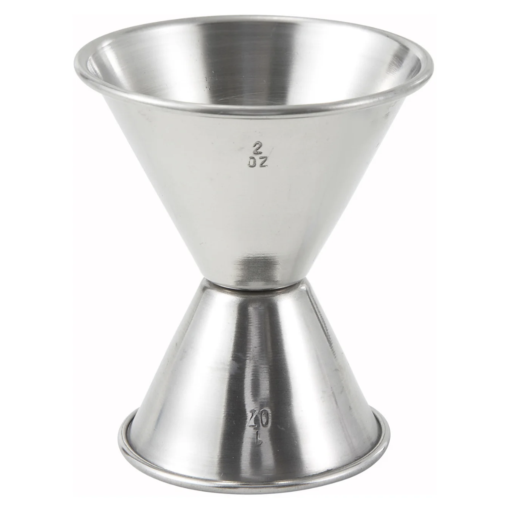 JIGGER 1X2 OZ MEDIDOR TRAGO WINCO J-5/005993