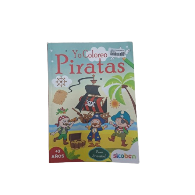 LIBRO YO COLOREO PIRATAS SICOBEN