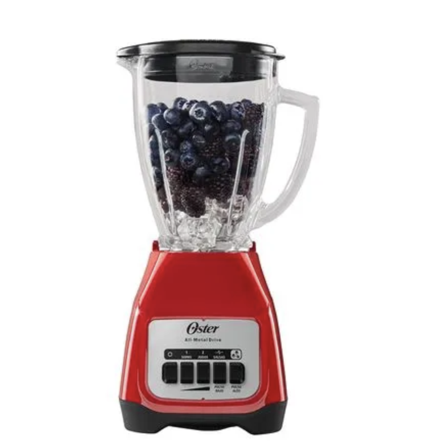 LICUADORA 2 VEL V/VID BOTONES 800W RJ OSTER BLSTKAG-RPB-013
