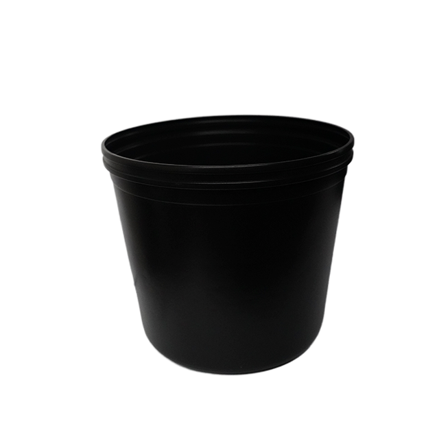 MACETA PLAS 11 NEGRA SALVA 0309/0284