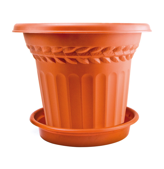 MACETA PLAS GRECCA #12 C/BASE REYPLAST MCX054000