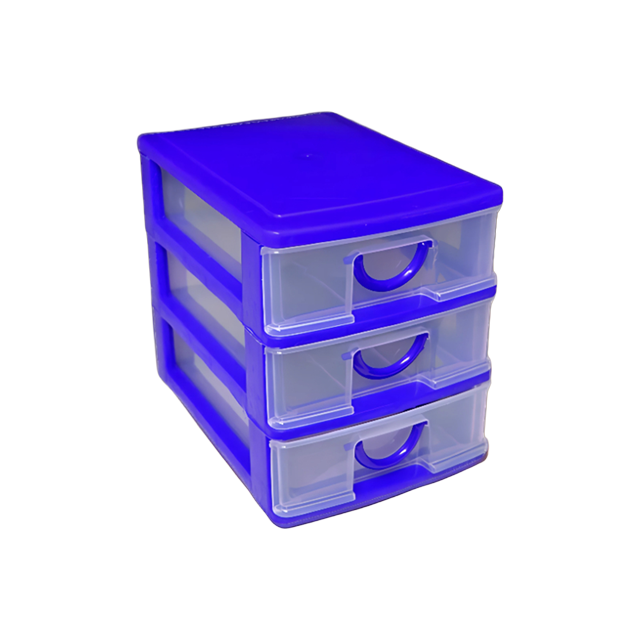 MINI GAVETERO PLAS 3 NIV STAMPO GAMI01