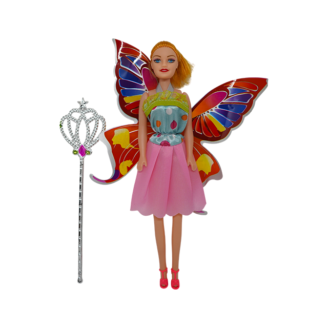 MUÑECA C/ALAS MARIPOSA BOL SP22042