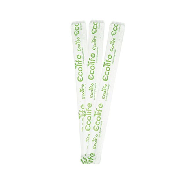 PAJILLA FORRADA BIODEGRADABLE FROZEN FECULA MAIZ PAQ 25 UN