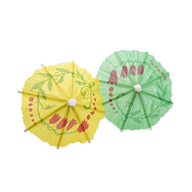 PALILLO SOMBRILLA COCTEL 100 UN CAJ HAPPY HOUR