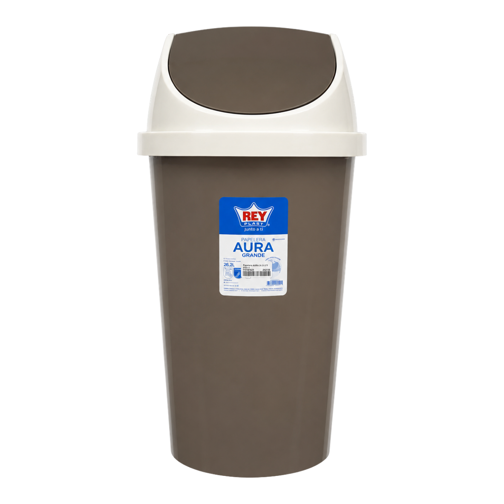 PAPELERA PLAS 26.2 LT AURA GDE REYPLAST PPX085000
