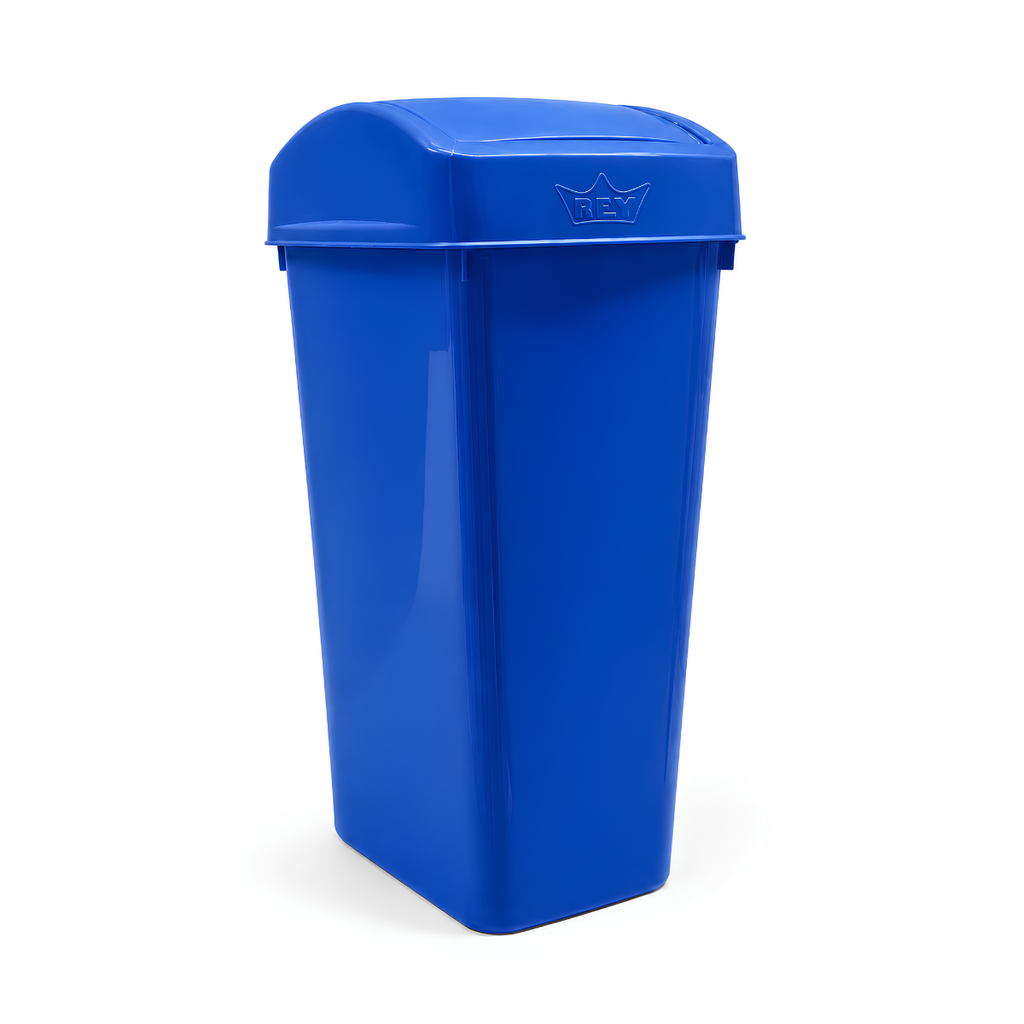 PAPELERA PLAS 27.8 LT RECT #30 C/T REYPLAST PPX026000